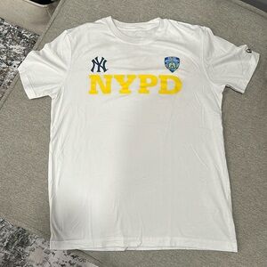 New Era White NYPD Graphic Tee